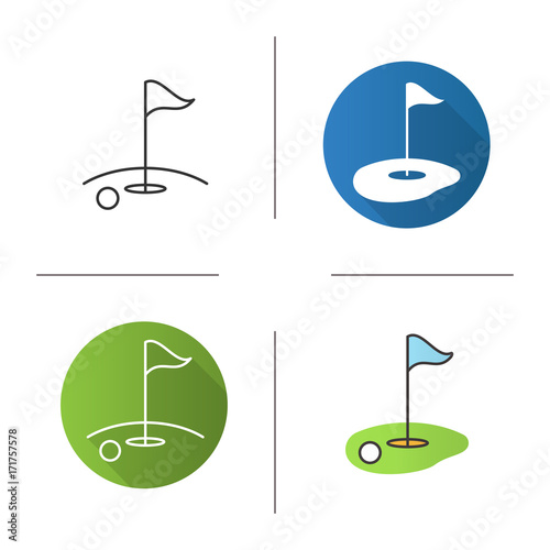 Golf course icon