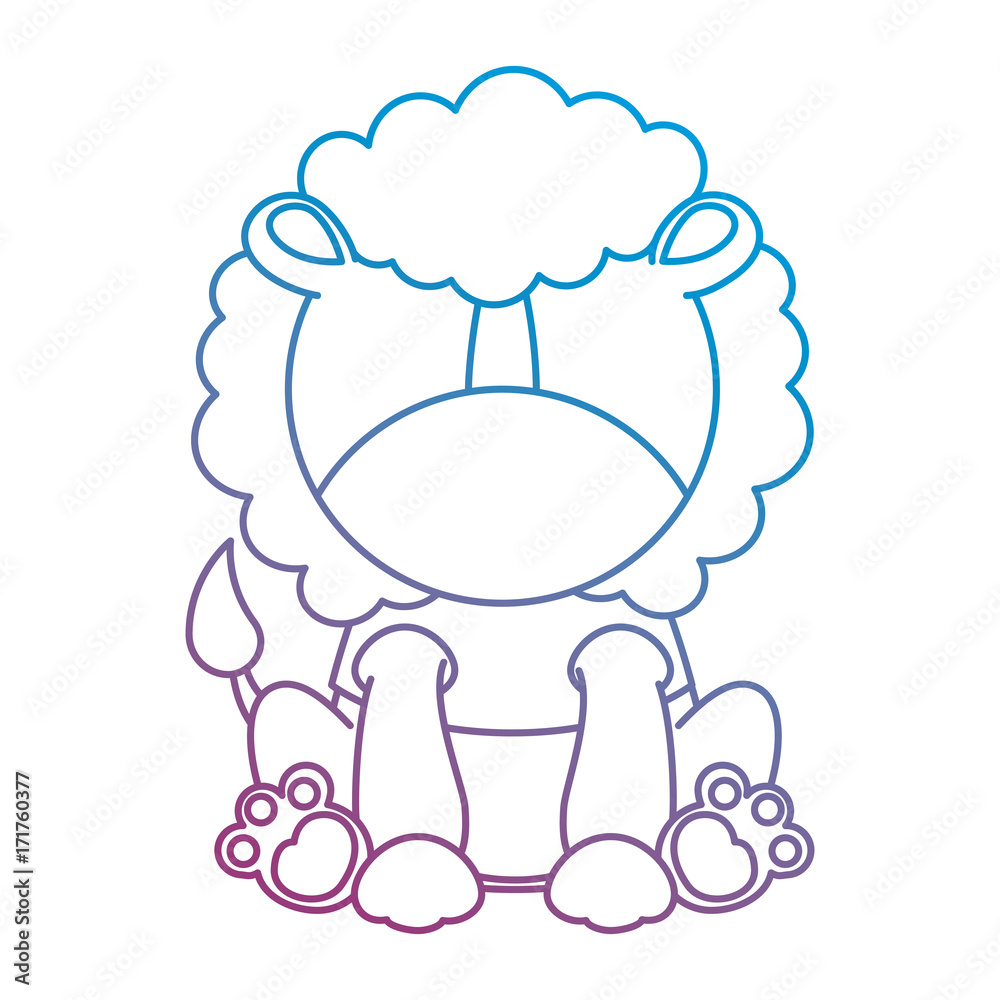 cute lion character icon cute lion character icon