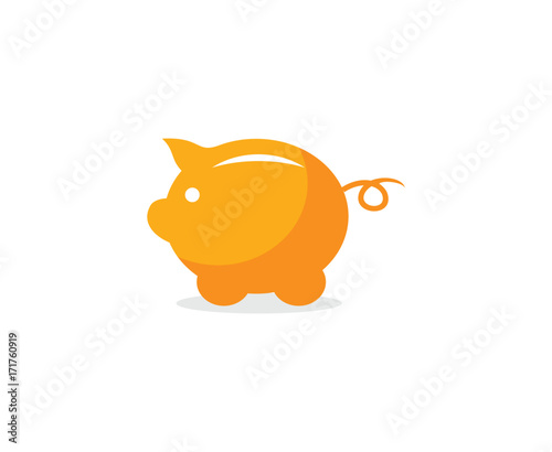 Piggy bank logo