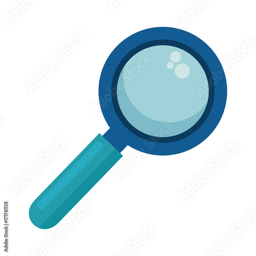 magnifying glass isolated icon