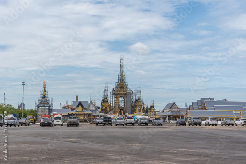 The royal funeral pyre for King Bhumibol Adulyadej photo