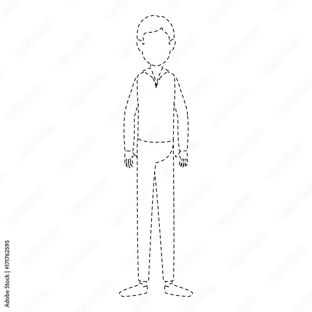 Obraz premium young man avatar character