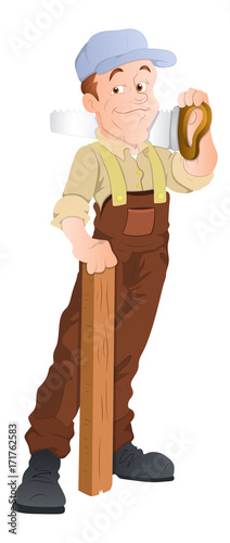 Carpenter Vector Illustration