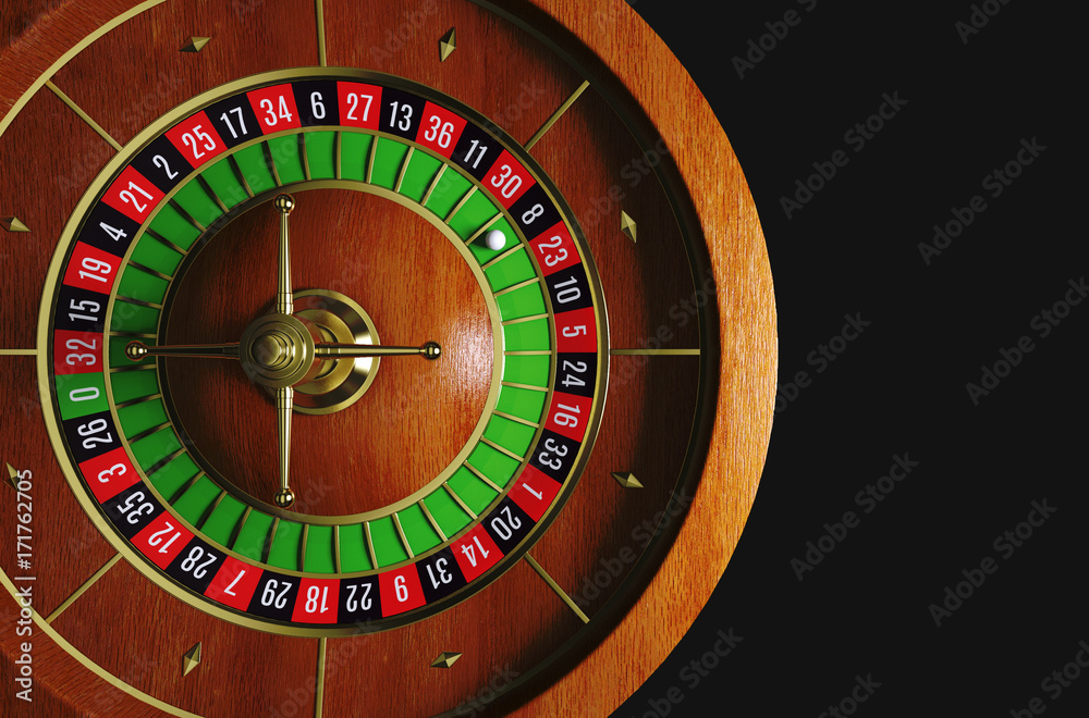 Roulette table. Roulete on black background. 3D rendering. Roulette table. Roulete on black background. 3D rendering.
