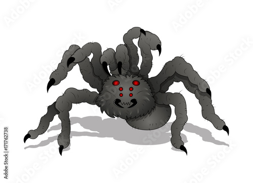 Spooky Spider vector