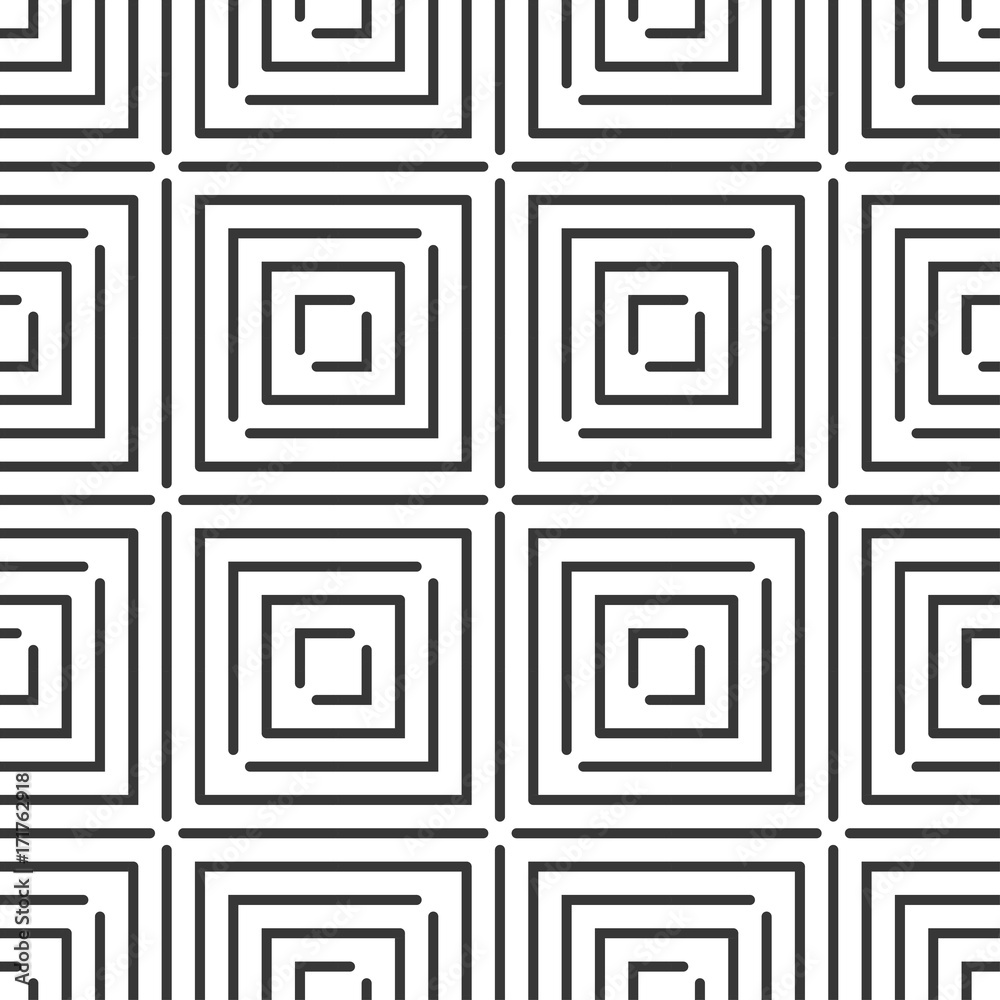 Square tile. Geometric seamless pattern. Square tile. Geometric seamless pattern.
