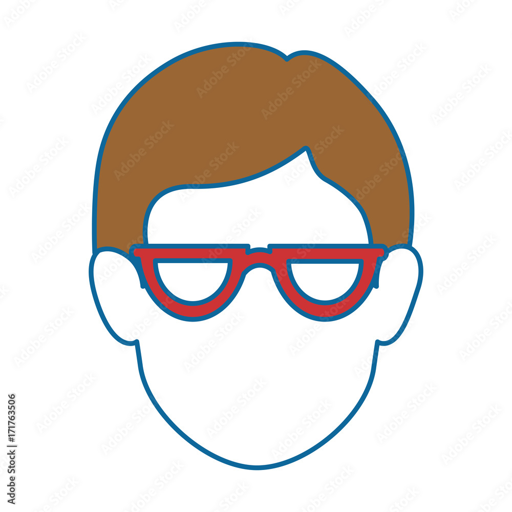 young man head avatar character vector illustration design young man head avatar character vector illustration design