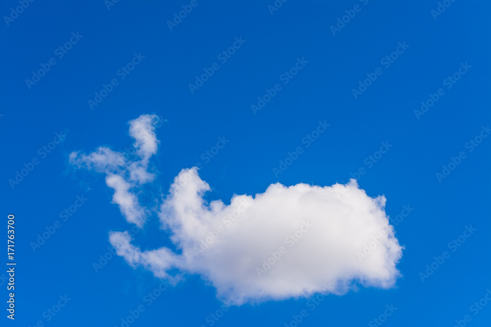 Soft cloud and blue sky