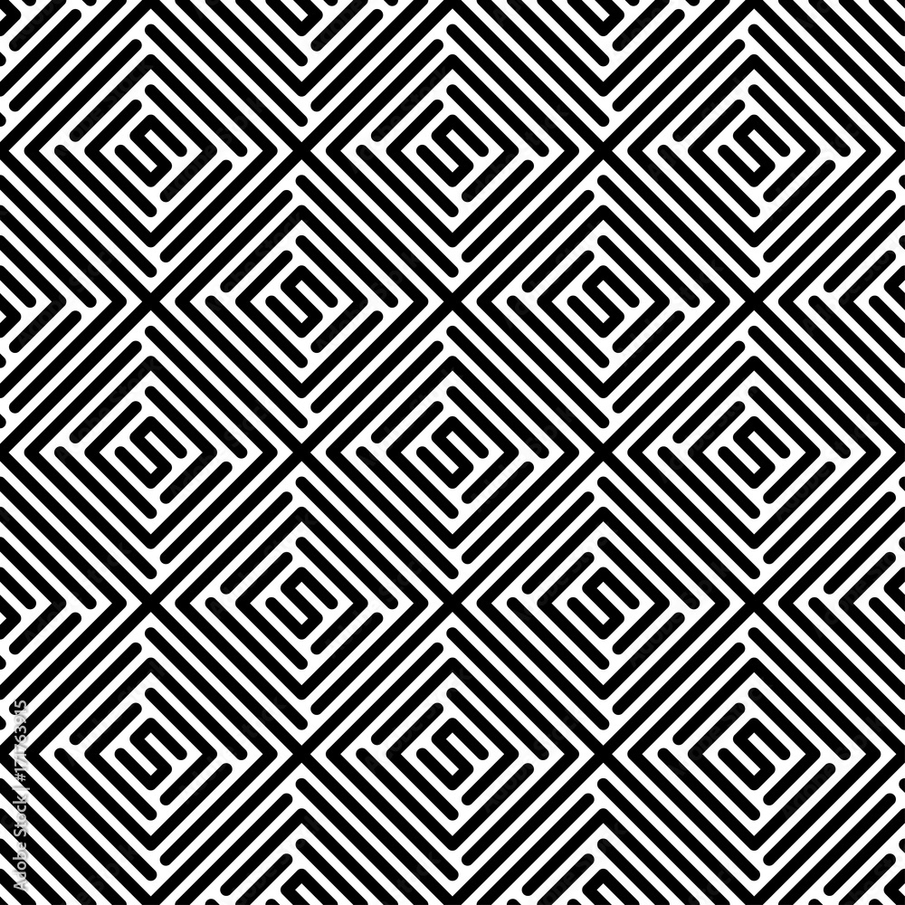 Geometric seamless pattern. Geometric seamless pattern.