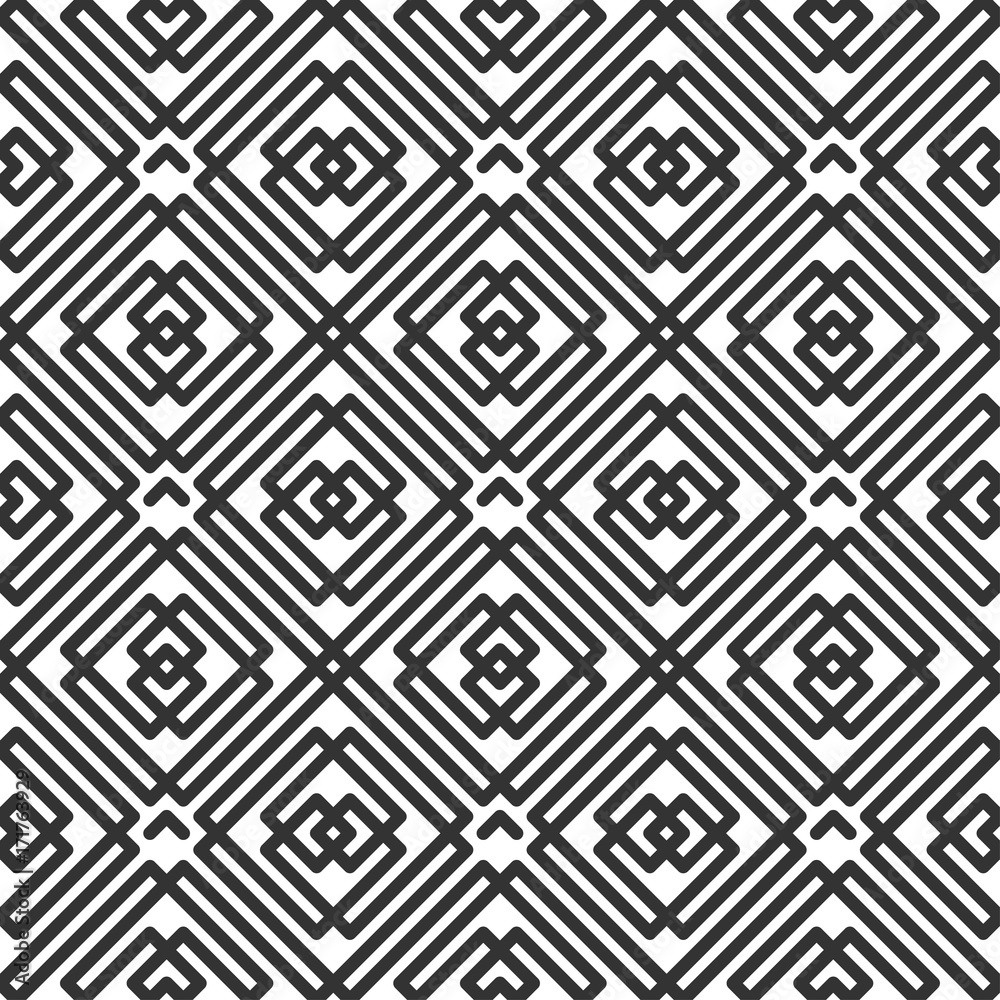 Geometric seamless pattern.