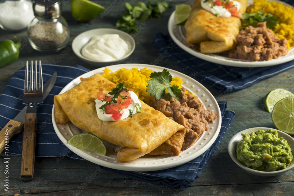 Deep Fried Beef Chimichanga Burrito Deep Fried Beef Chimichanga Burrito