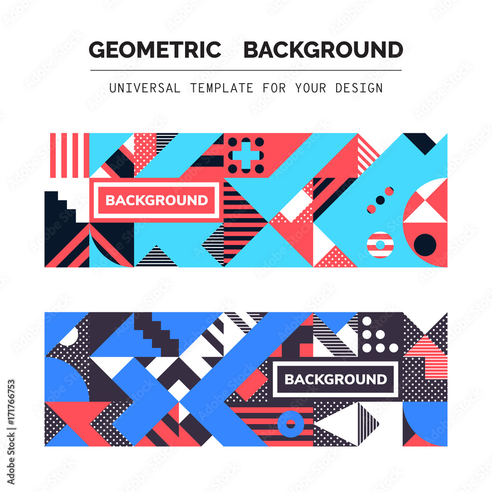 Abstract Geometric Backgrounds