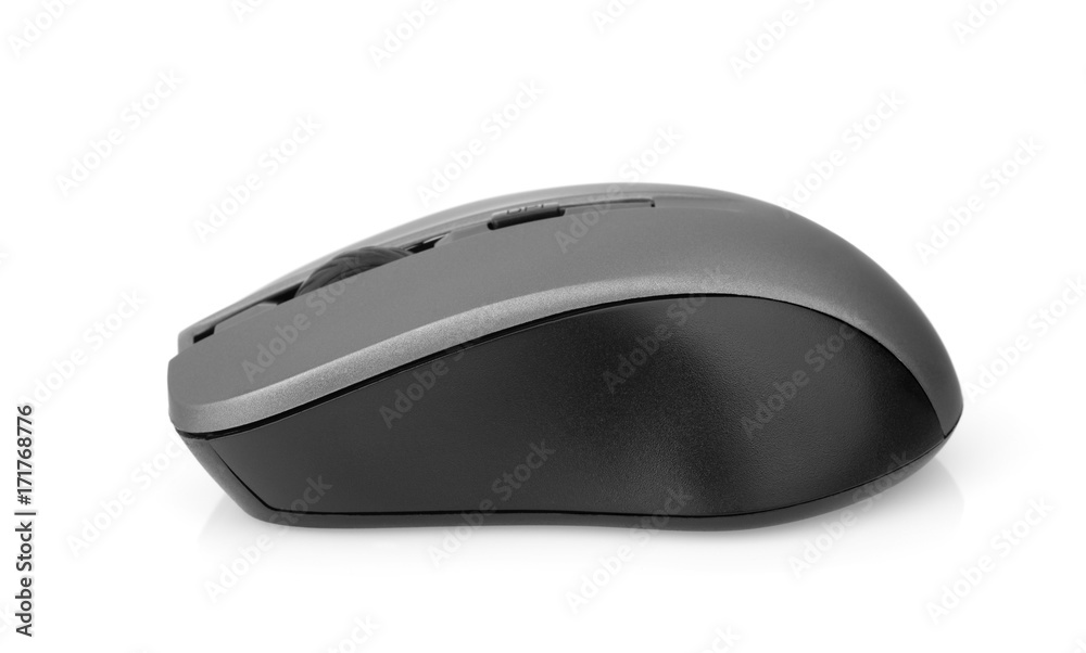 Side view of wireless computer mouse Stock Photo | Adobe Stock