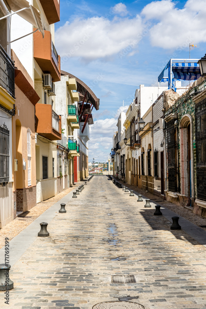 Old street in Isla Cristina
