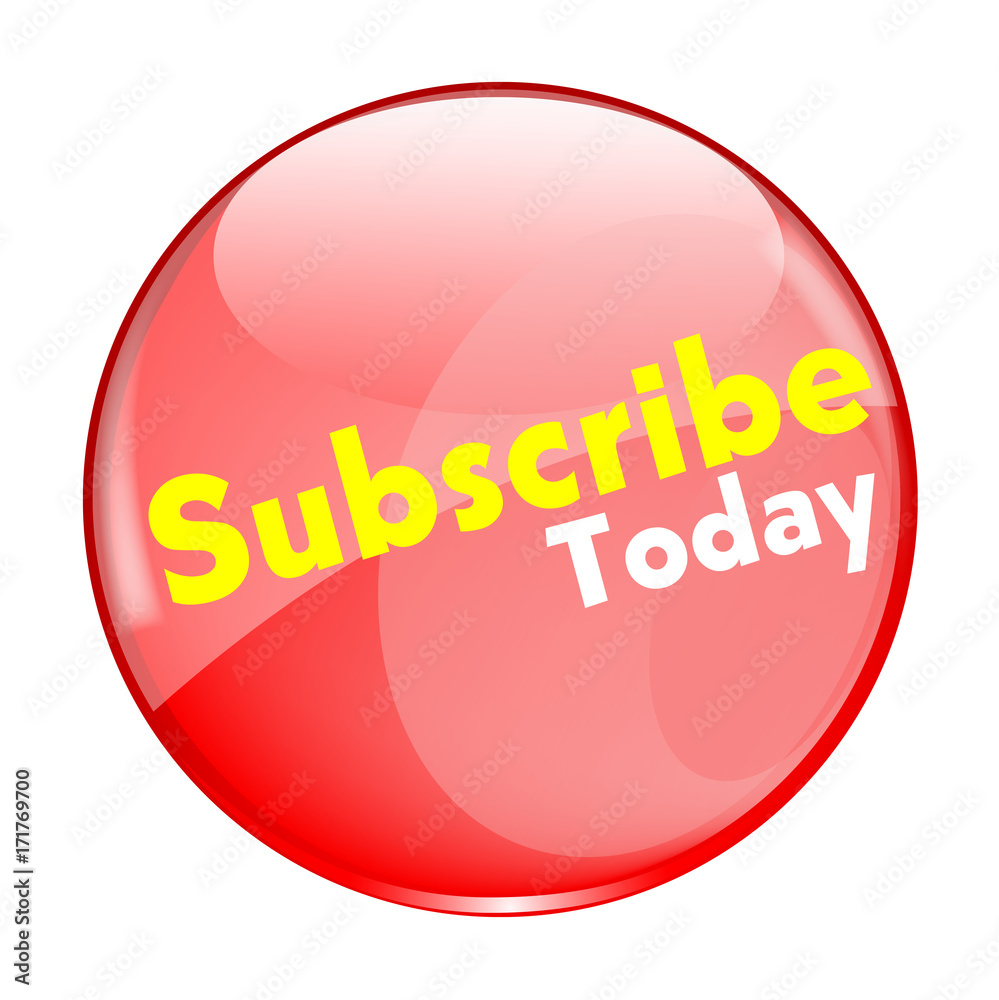 Subscribe Today Button - clip-art vector illustration Subscribe Today Button - clip-art vector illustration