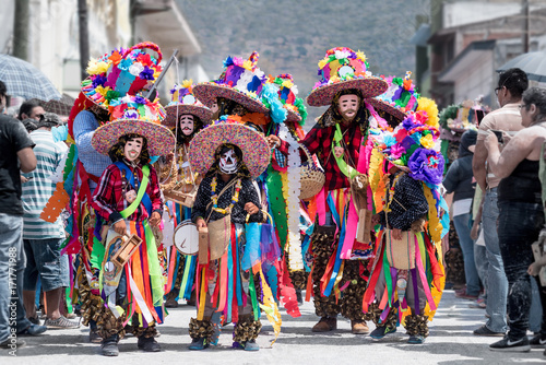 Billede på lærred Chor at carnaval zoque coiteco