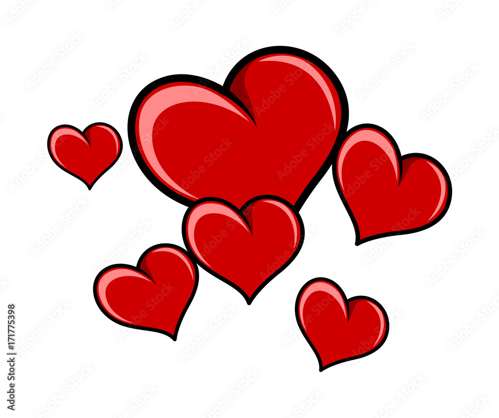 Valentine's Day Hearts Background