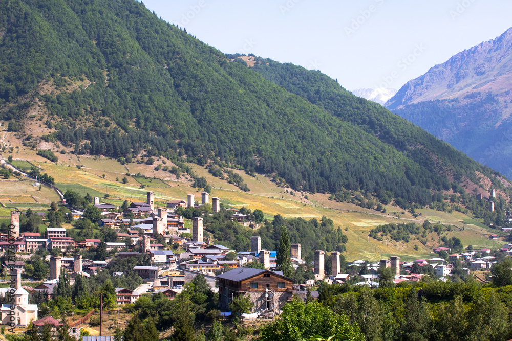 Georgia Svaneti Mountain village
