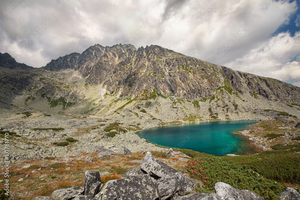 View on highest peak of Tatra Mountains - Gerlachovsky stit, Slovakia, Europe View on highest peak of Tatra Mountains - Gerlachovsky stit, Slovakia, Europe