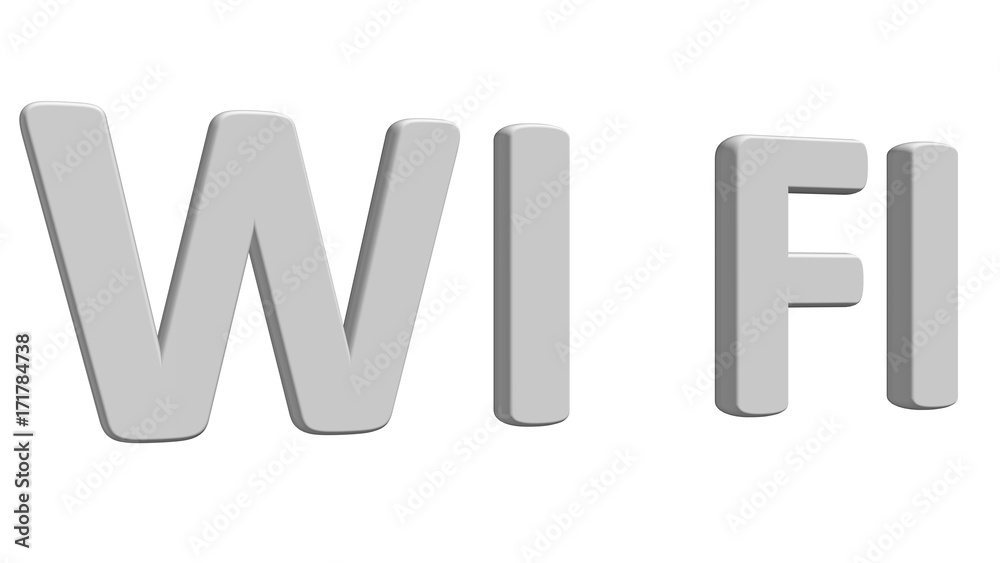 3d render Wi Fi 3d render Wi Fi