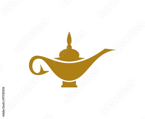 Magic lamp logo
