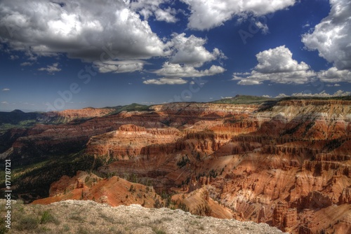 Clouds Over Cedar Breaks Amphitheatre From Point Supreme