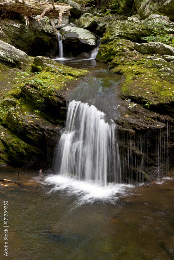 A Small Cascade in Shenandoah National Park, Virginia