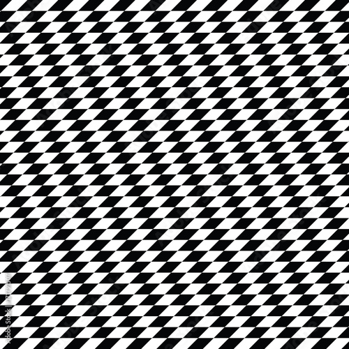 black and white diamond shape modern geometric pattern
