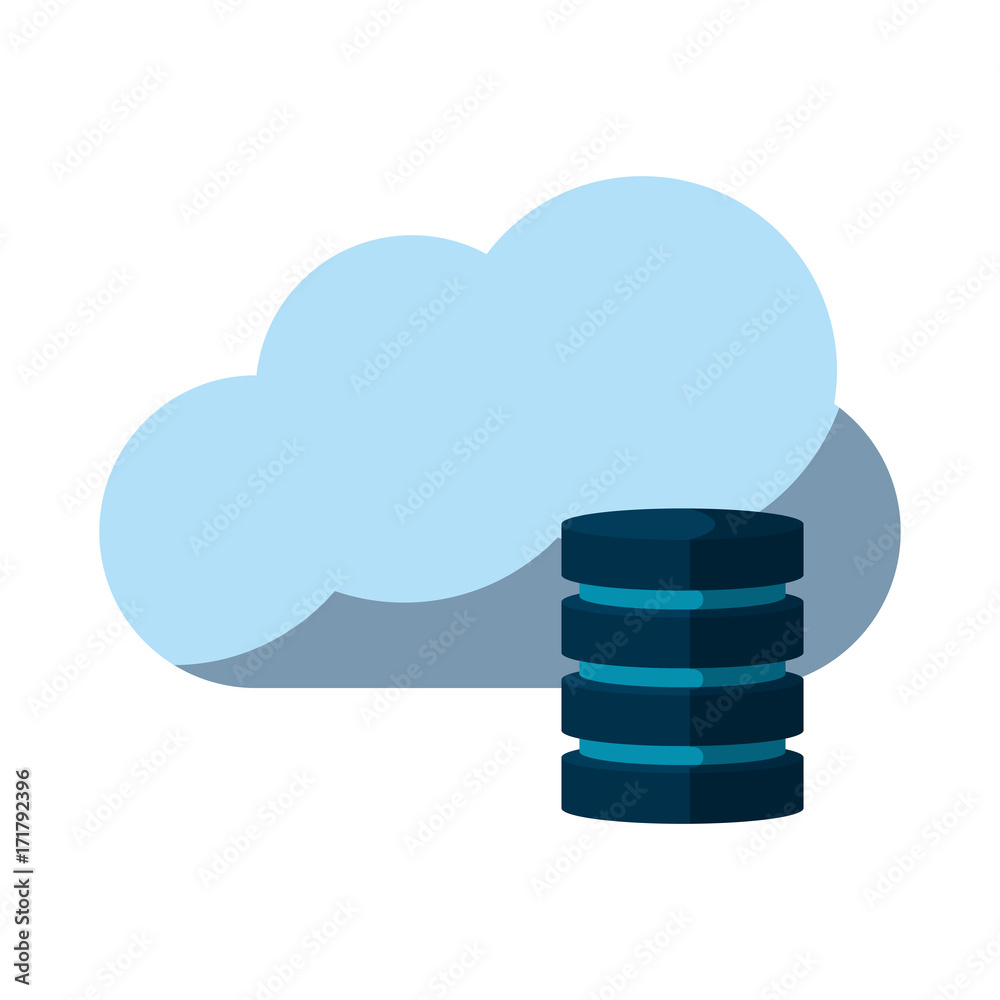 cloud storage icon image vector illustration design cloud storage icon image vector illustration design
