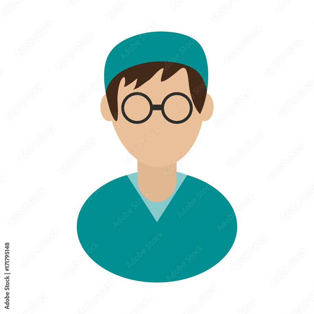 doctor avatar icon image vector illustration design 