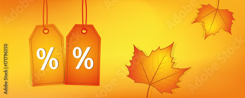 herbst sale rabatt anhänger und laub