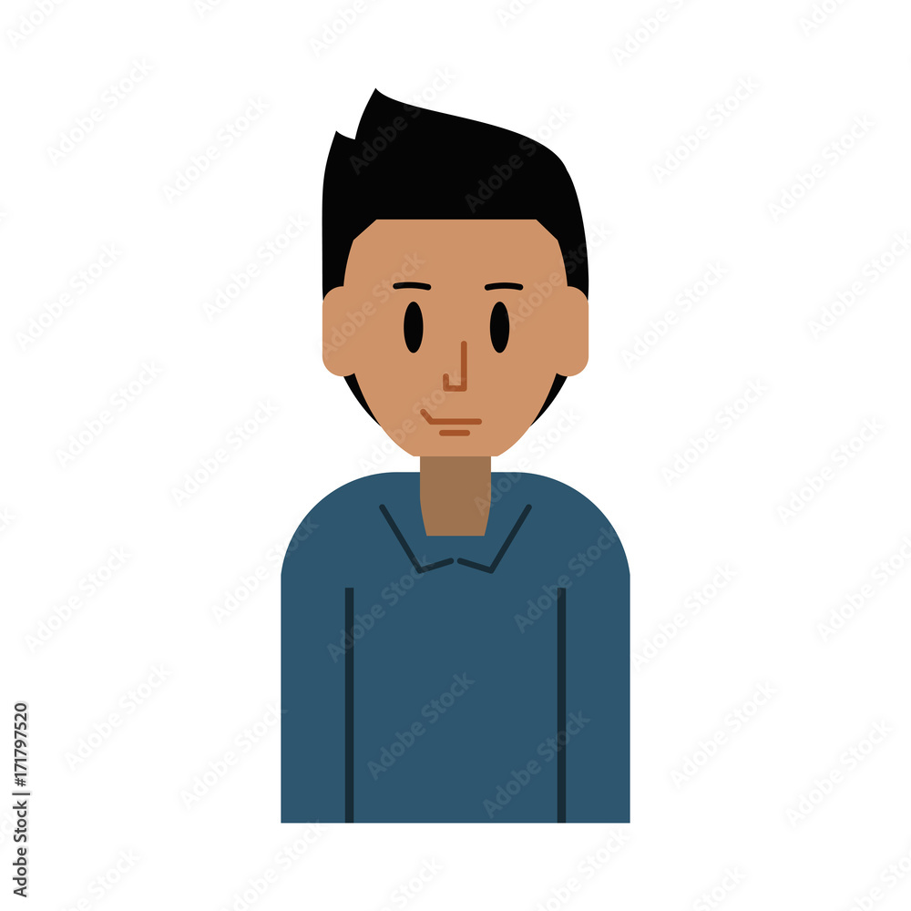 young happy man icon image vector illustration design young happy man icon image vector illustration design