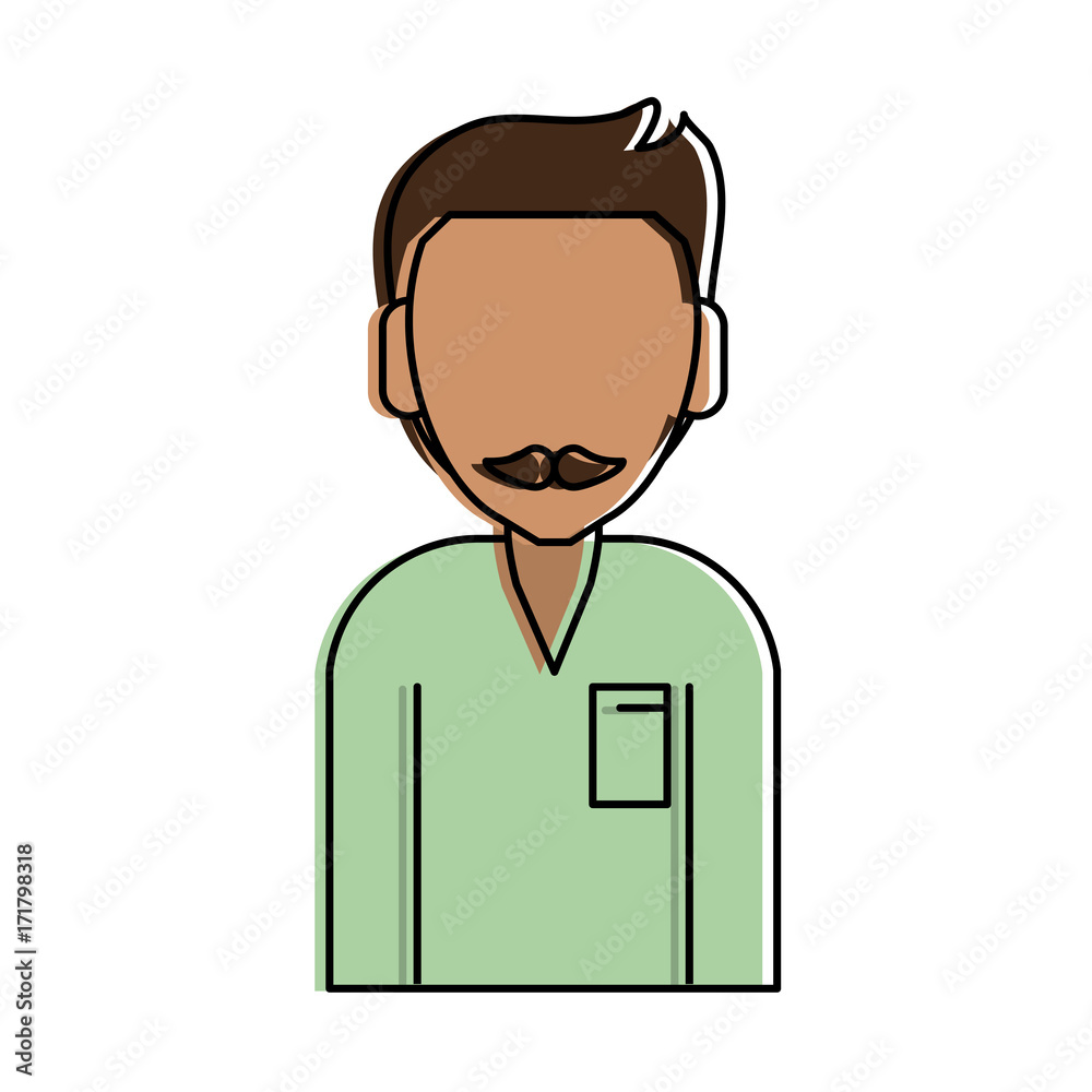 man with mustache avatar icon image vector illustration design man with mustache avatar icon image vector illustration design