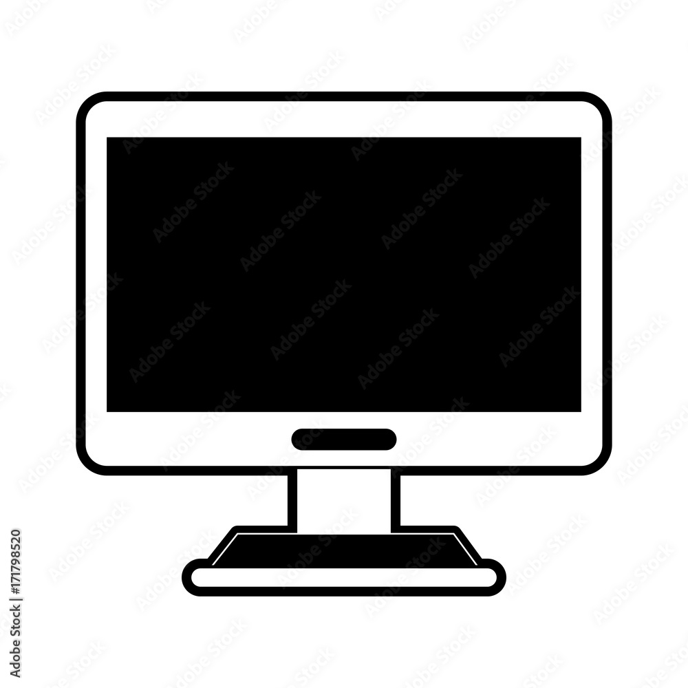 computer monitor icon image vector illustration design computer monitor icon image vector illustration design