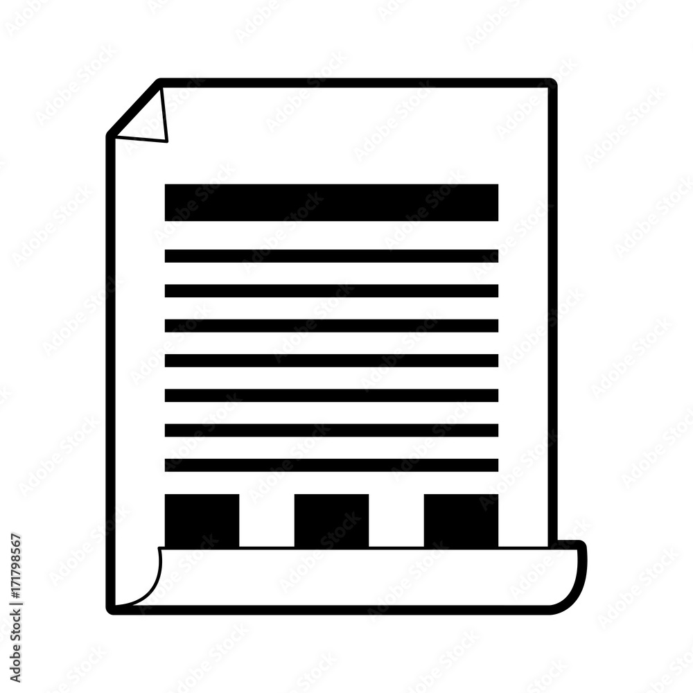 document with lines and boxes icon image vector illustration design document with lines and boxes icon image vector illustration design