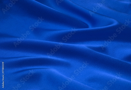 Blue satin, silk, texture background