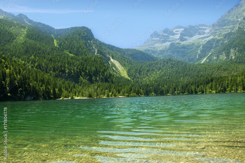 Lake Tovel Trentino Alto Adige, Italy