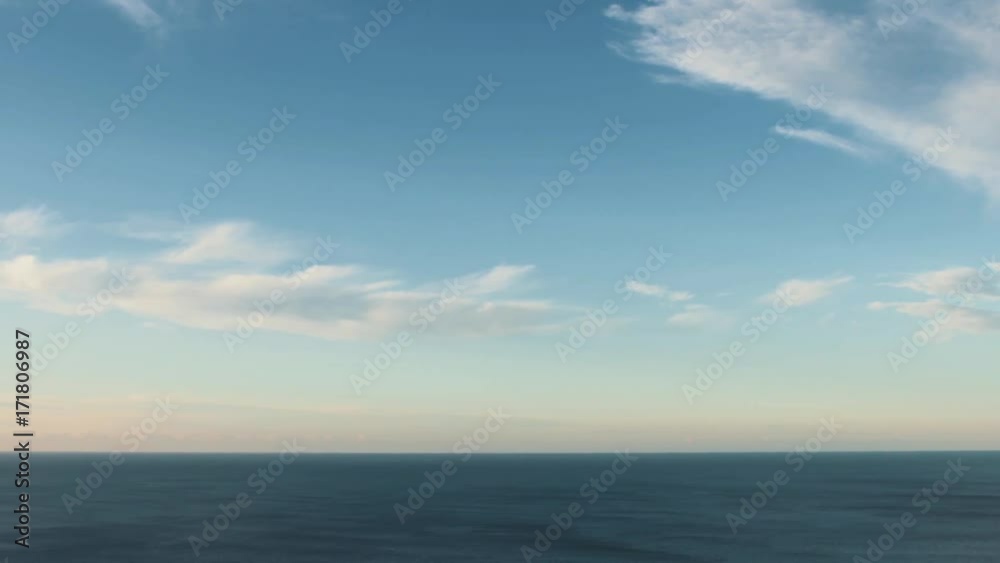 Tilt down, open ocean