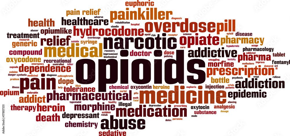 Opioids word cloud Opioids word cloud