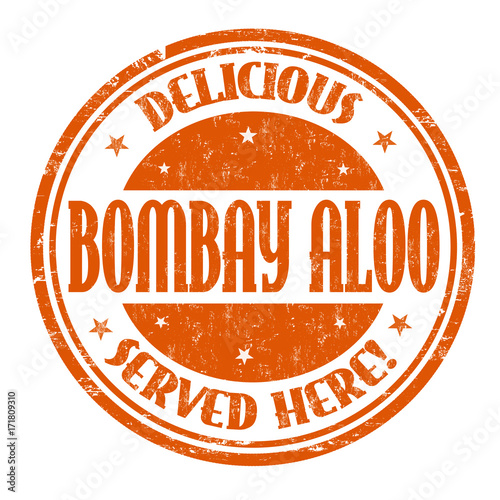 Bombay aloo sign or stamp
