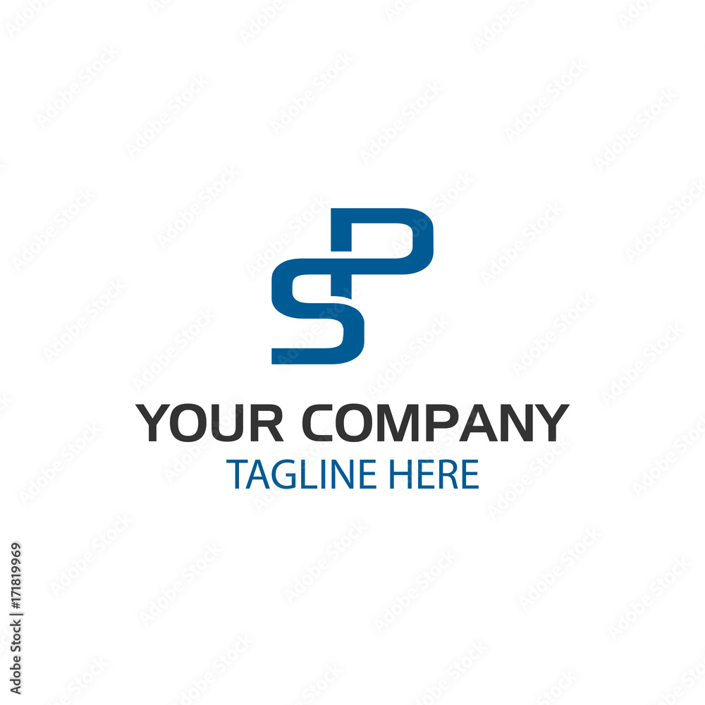 Creative Letter S and P Logo Design Creative Letter S and P Logo Design