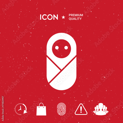 Infant, neonate, newborn icon