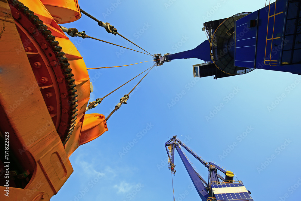 Fototapeta premium Port crane work