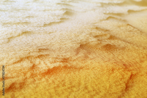 Beautiful texture of yellow sand