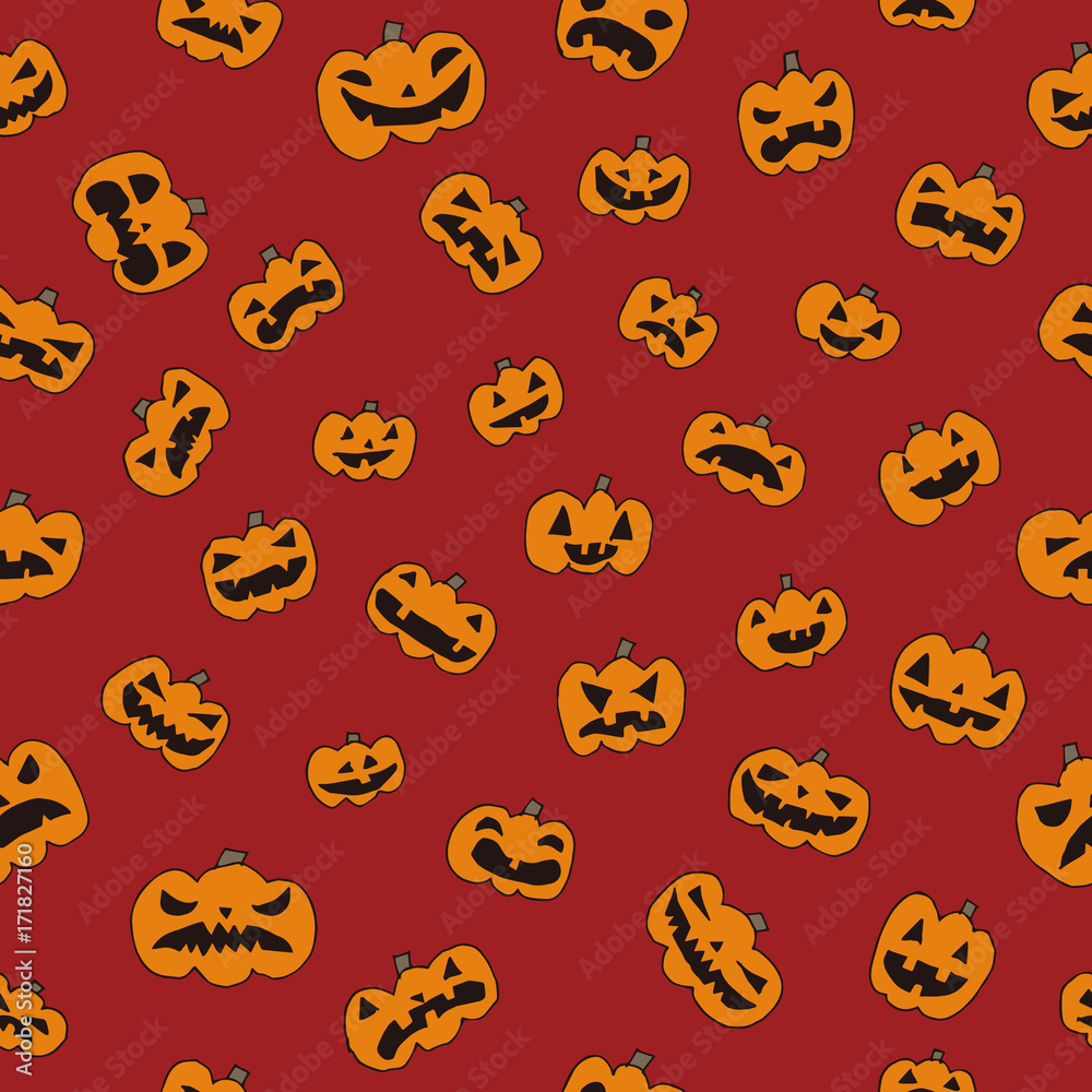 ハロウィン お化けカボチャの模様 ハロウィン お化けカボチャの模様