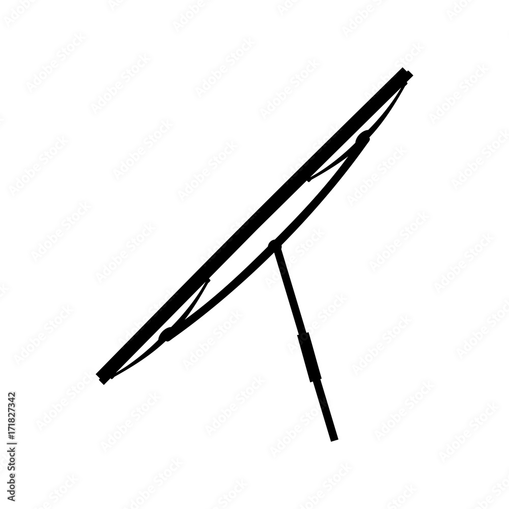 Fototapeta premium Windscreen wiper, shade picture