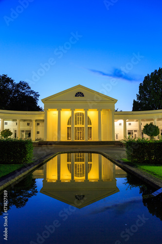 Blue hour refflection photo