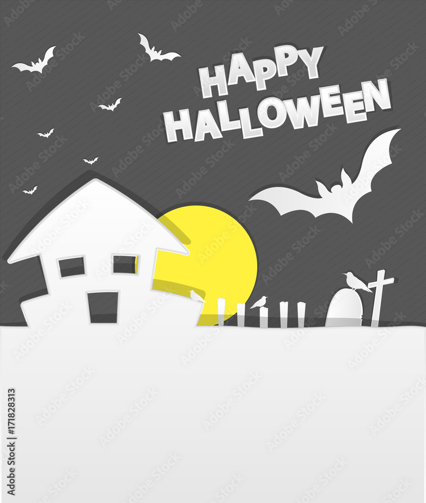 Halloween Graphic Sticker Vector Illustration
