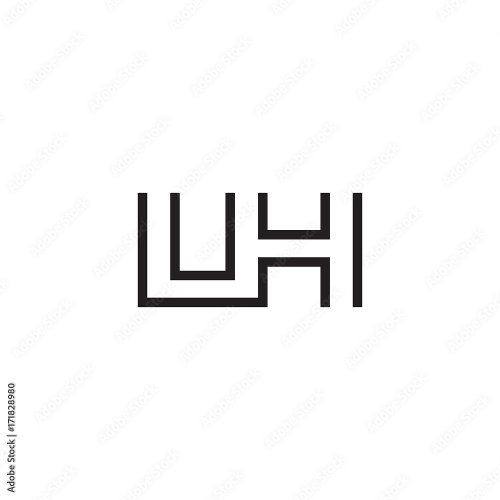 initial letter logo line unique modern LA to LZ initial letter logo line unique modern LA to LZ