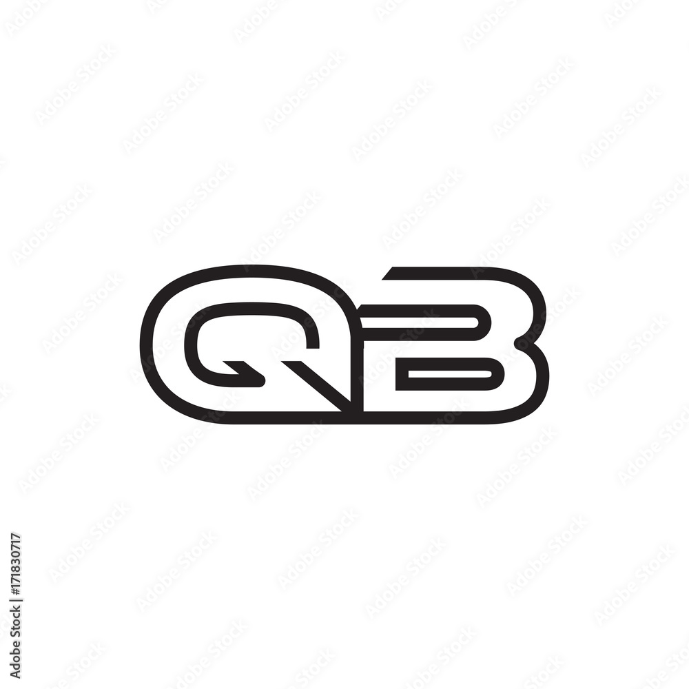 initial letter logo line unique modern QA to QZ initial letter logo line unique modern QA to QZ